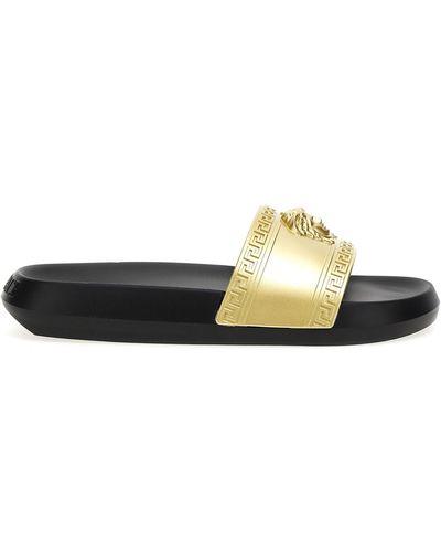 Versace Rubber Slides Sandali Nero