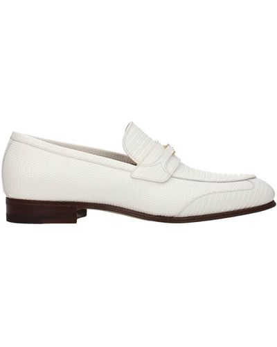 Gucci Loafers Leather - White