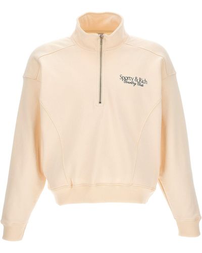 Sporty & Rich Country Club Sweatshirt - Natural