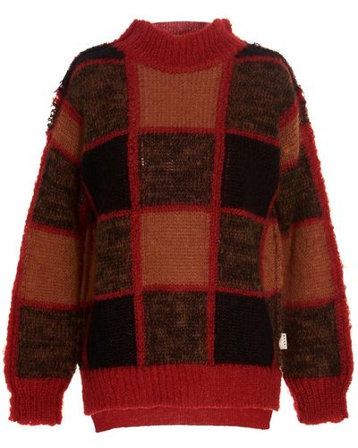 Marni Print Sweater - Red