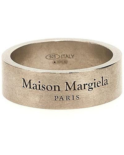 Maison Margiela Logo Ring Jewelry - Natural