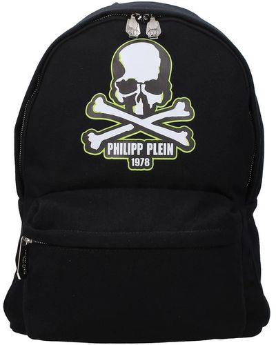 Philipp Plein Backpack And Bumbags Fabric Black