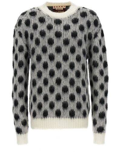Marni Polka Dot Sweater Sweater - Black