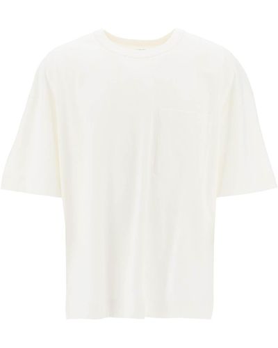 Lemaire T Shirt Boxy - Bianco