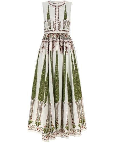 Giambattista Valli Long Floral Dress Dresses - White