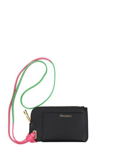 JW Anderson Jw Anderson Coin Purses Leather - Black