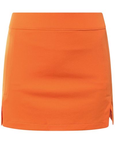 J.Lindeberg Technical Jersey Skirt - Orange