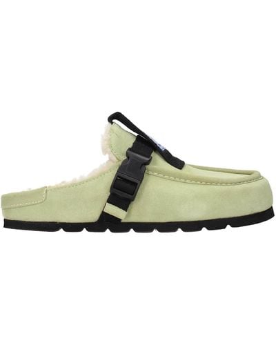 Alexander McQueen Slippers And Clogs Mcq Suede Green