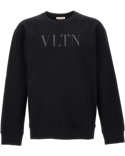 Valentino Garavani Logo Print Sweatshirt - Black
