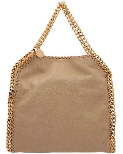 Stella McCartney Falabella Mini Shoulder Bags - Natural