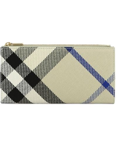 Burberry "Check" Bifold Wallet - Gray