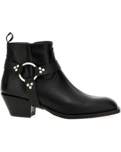 Sonora Boots Dulce Belt Boots, Ankle Boots - Black
