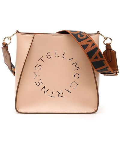 Stella McCartney Stella Perforated Logo Shoulder Bag - Multicolor