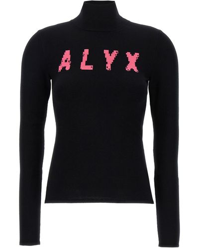 1017 ALYX 9SM Logo Sweater Maglioni Nero
