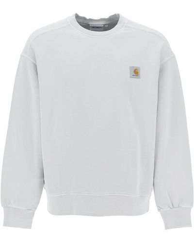 Carhartt Nelson Crew Neck Sweatshirt - White
