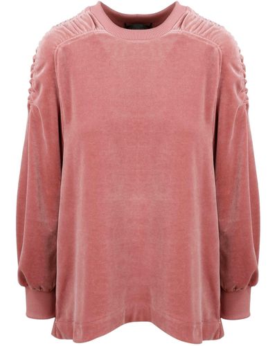 Alberta Ferretti Chenille Sweatshirt - Pink