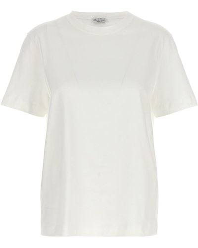 Brunello Cucinelli Monile T-shirt - White