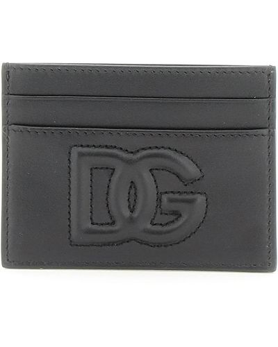 Dolce & Gabbana Porta Carte Con Logo - Grigio