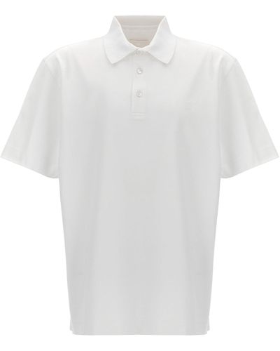 Givenchy Logo Embroidery Shirt Polo - White