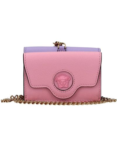 Versace Wallets Leather Lilac - Pink