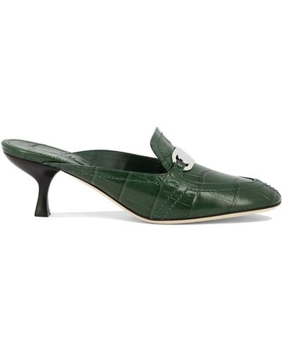 Ferragamo Elodye Heeled Shoes - Green