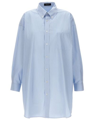 Fabiana Filippi Striped Shirt Camicie Celeste - Blu
