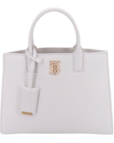 Burberry Frances Handbag - White
