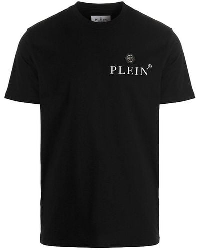 Philipp Plein Logo T Shirt Nero