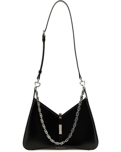 Givenchy 'Cut Out Zipped' Small Shoulder Bag - Black