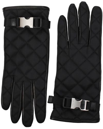 Prada Gloves Leather Black