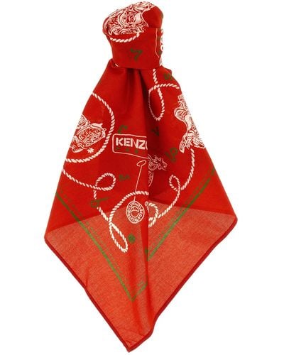 KENZO X Levi Strauss & Co. Bandana Sciarpe Rosso