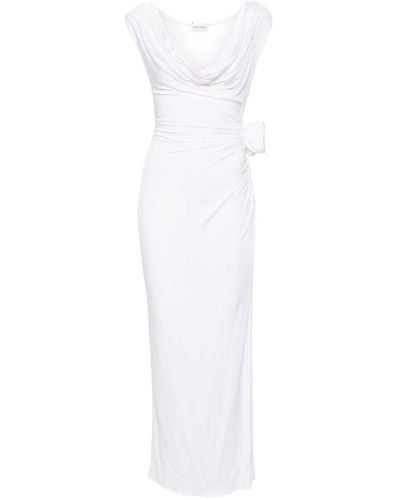 Magda Butrym Ss24 dress 30 white s. 36 - Bianco