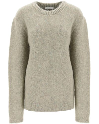 Lemaire Pullover In Filato Spazzolato Effetto Mèlange - Neutro