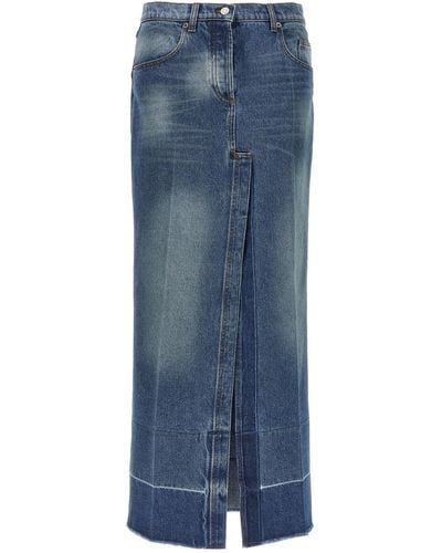 N°21 Denim Long Skirt Gonne Blu