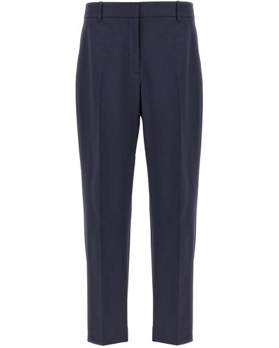 Theory Straight Trousers - Blue