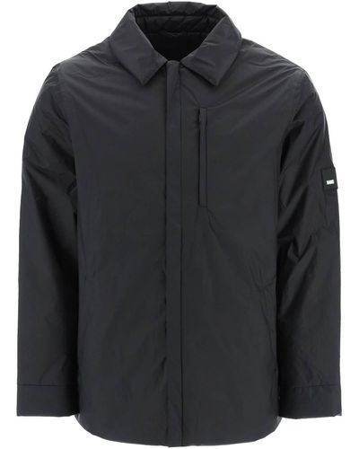 Rains Padded Fuse Overshirt Jacket - Black