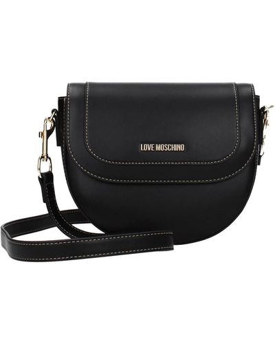 Love Moschino Handbags Eco-friendly Polyurethane in Black