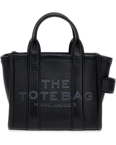 Marc Jacobs The Leather Micro Tote Tote Nero