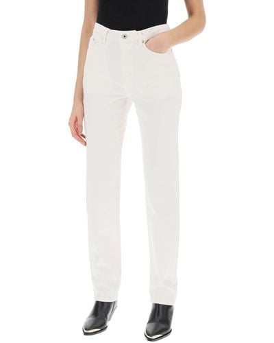 KENZO Asagao Regular Fit Jeans - White