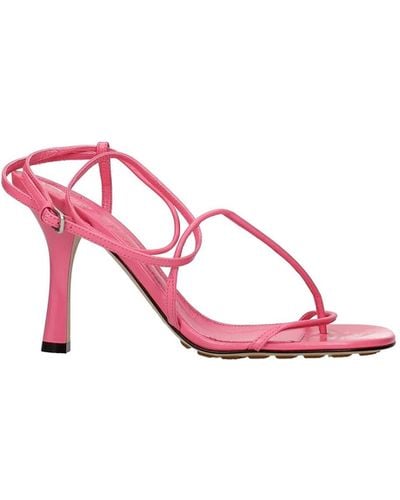 Bottega Veneta Sandals Leather - Pink