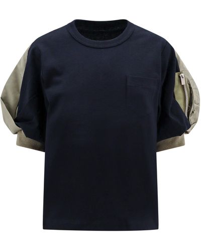 Sacai T-SHIRT - Blu