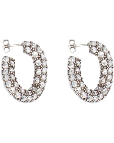 Isabel Marant Crystal Earrings - Metallic