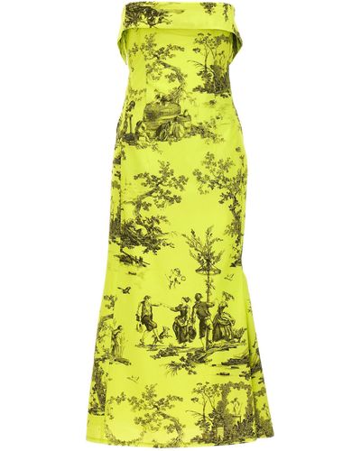 Philosophy Toile De Jouy Print Dress - Yellow