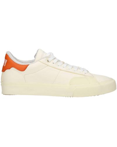 Heron Preston Sneakers Pelle Beige Arancione - Neutro