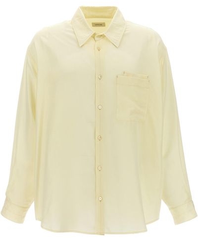 Lemaire Double Pocket Shirt, Blouse - Yellow