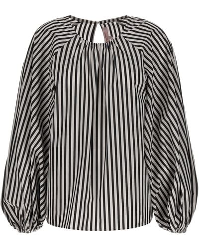 Carolina Herrera Striped Bloshirt Camicie Bianco/Nero