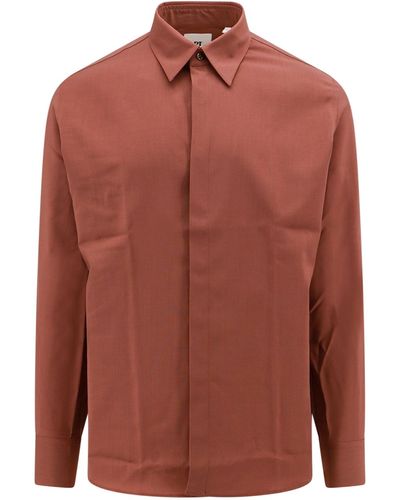 PT Torino Wool Shirt - Brown