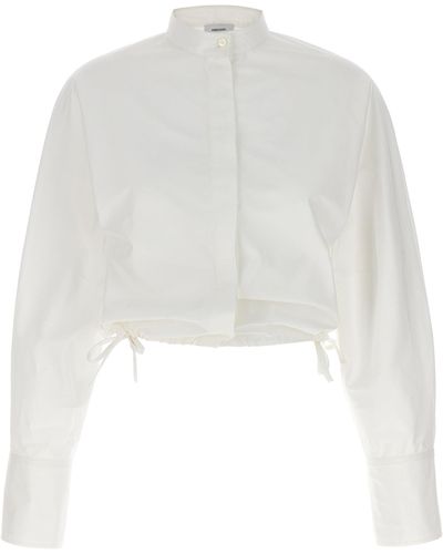 Ferragamo Cropped Shirt Camicie Bianco