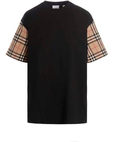 Burberry T-shirt in cotone - Nero