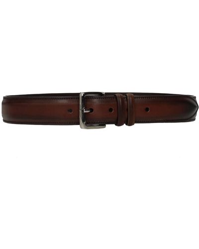 Orciani Regular Belts Leather Brown - White